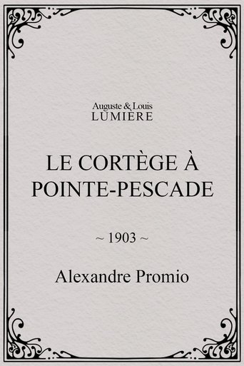 Le cortège à Pointe-Pescade
