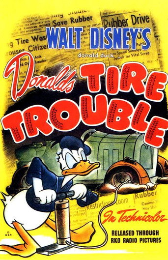 Donald's Tire Trouble 在线观看和下载完整电影