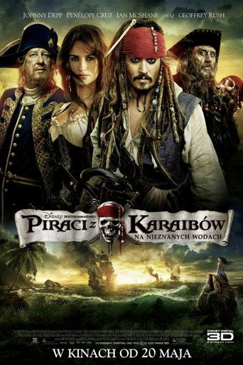 Okładka filmu Piraci z Karaibów. Na nieznanych wodach