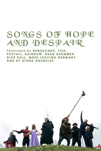 Okładka filmu Lieder von Hoffnung und Verzweiflung. Vorgetragen von Bundschuh, Fish, Fox Tail, Rainbow, Dead Drummer, Muse-Leaving Germany und anderen Akteuren