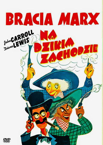 Okładka filmu Bracia Marx na Dzikim Zachodzie