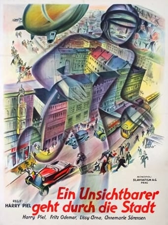 Poster för An Invisible Man Goes Through the City