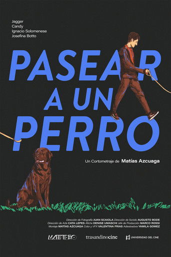 Cartell de Pasear a un perro