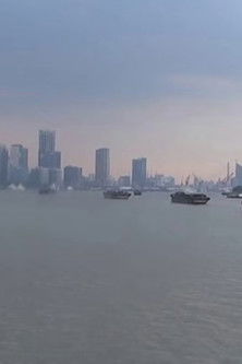 Ships Passing on the Huangpu River poster