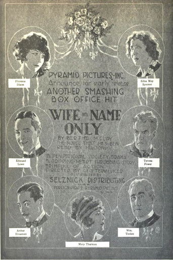 Wife in Name Only (1923)
