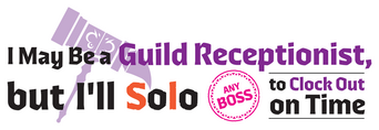 I May Be a Guild Receptionist, but I'll Solo Any Boss to Clock Out on Time logo