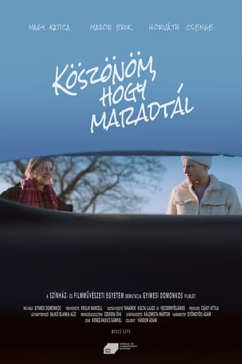 Poster of Köszönöm, hogy maradtál