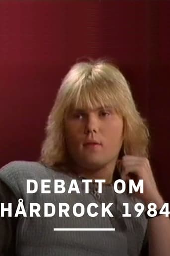 Poster of Debatt om hårdrock 1984