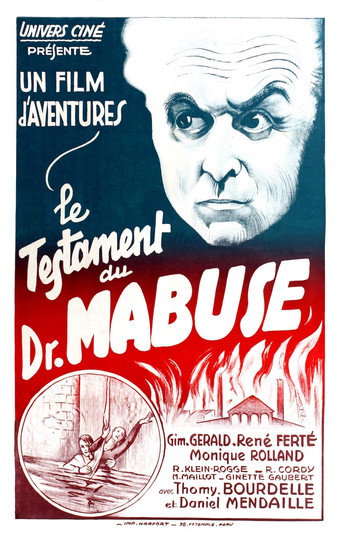 Poster for Le Testament du Dr. Mabuse