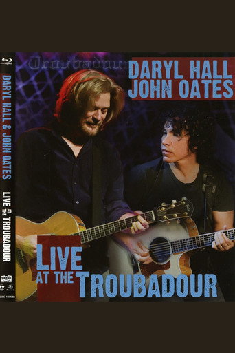 Poster for Daryl Hall & John Oates ‎– Live At The Troubadour