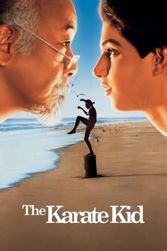 Movie poster: The Karate Kid (1984) คิด คิดต้องสู้