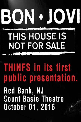 Bon Jovi at Count Basie Theatre in Red Bank 2016 poster