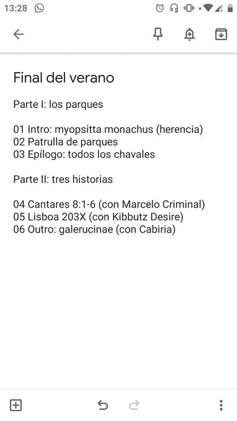 Final del verano
