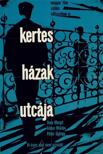 Poster of Kertes házak utcája