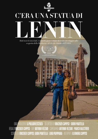 Once there was a statue of Lenin poster