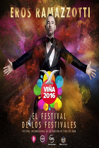 Eros Ramazzotti Festival de Viña del Mar poster