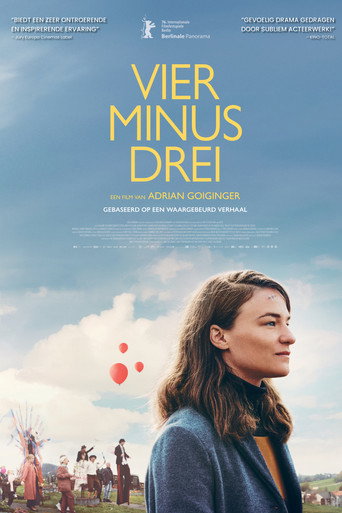 Vier minus drei-poster