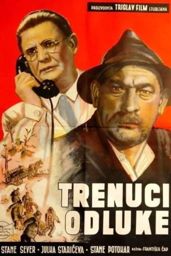 Poster of Trenutki odločitve