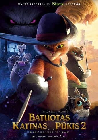 Batuotas katinas Pūkis: paskutinis noras