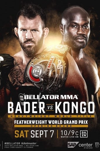 Poster of Bellator 226: Bader vs. Kongo