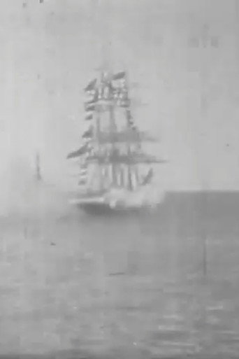 La Fragata Sarmiento en la Gran Revista Naval (1910)