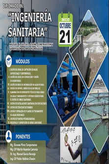 INGENIERIA SANITARIA APLICADO AL CALCULO, DISEÑO,CONSTRUCCION Y SUPERVISION DE OBRAS HIDRAULICAS poster