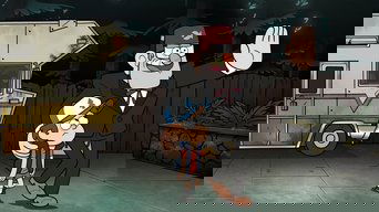 Cena de Atrações de estrada