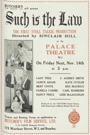 Poster of Such Is the Law