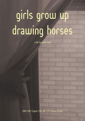 Girls Grow Up Drawing Horses poster