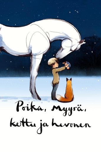 Poika, myyrä, kettu ja hevonen