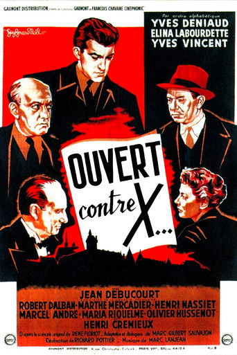 Ouvert contre X&hellip; (1952)