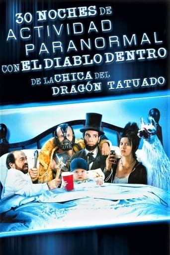 Poster of 30 noches de actividad paranormal con el diablo dentro de la chica del dragón tatuado