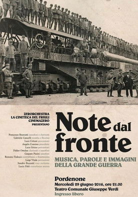 Notes from the front: music, words and images of the great war poster
