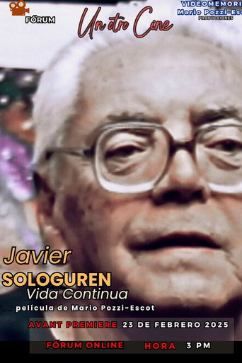 Cartell de Javier Sologuren. Vida continua