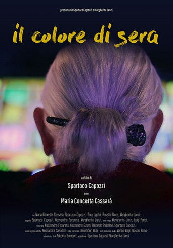 il colore di sera poster