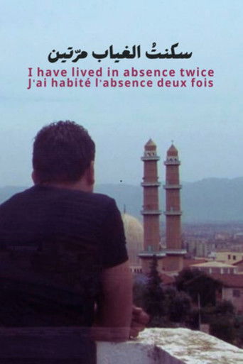 I have lived in absence twice poster