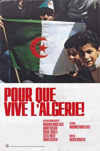 Pour que vive l'Algerie !