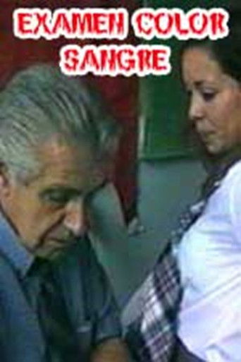 Examen color sangre poster