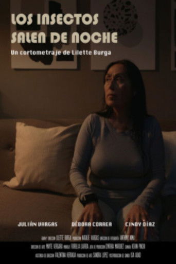 Los insectos salen de noche poster
