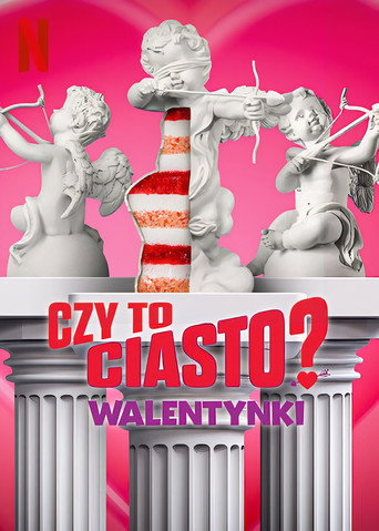 Plakat: Czy to ciasto? Walentynki