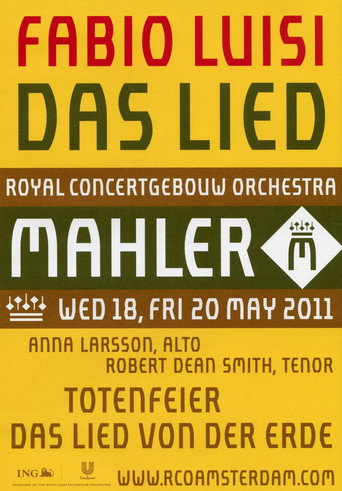 Mahler -Das Lied Fabio Luisi poster