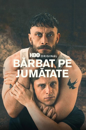 Bărbat pe jumătate