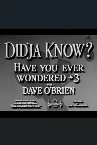 Did'ja Know? (1950) Did'ja Know? (1950)