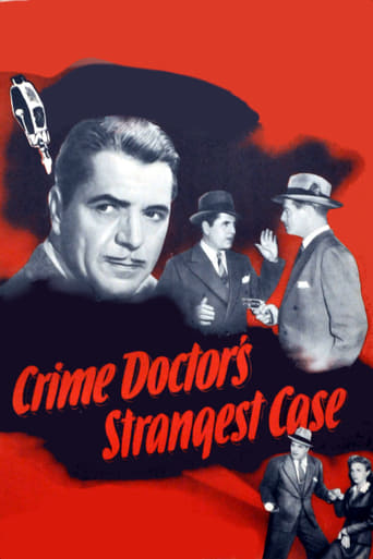 Poster för Crime Doctor’s Strangest Case