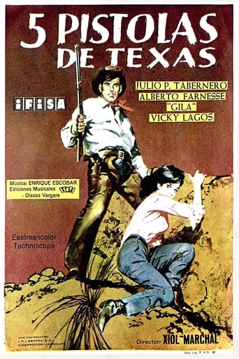 Poster of Cinco pistolas de Texas