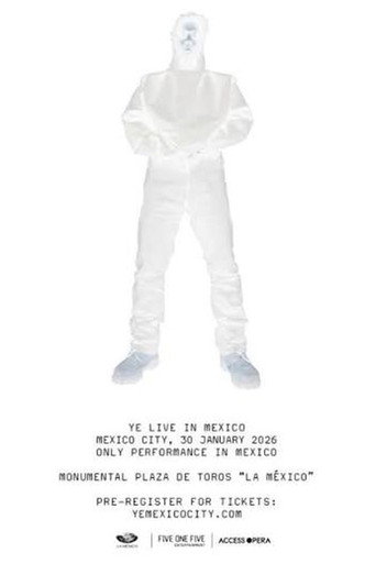 Poster film Ye Live at Mexico City Night 1