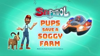 Cena de Patrulha Marítima: Os Filhotes Salvam uma Fazenda Encharcada