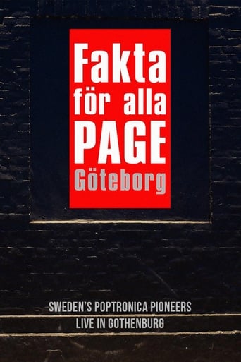 Poster för Page – Fakta För Alla Göteborg