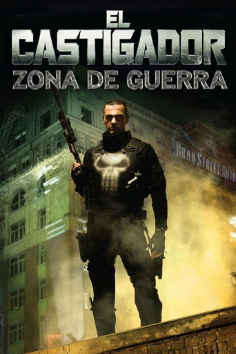 Cartell de El castigador: Zona de guerra