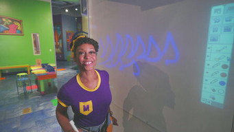 Meekah at Discovery Kids Museum